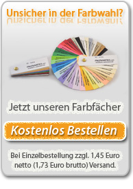 Farbf�cher kostenlos bestellen!