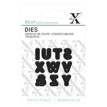 Xcut Mini Stanzschablone Alphabet 3 (9Stk) 5cm