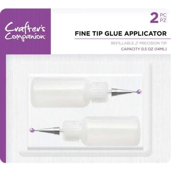 Crafters Companion - Fine Tip Glue Applicator 2 Stück- 