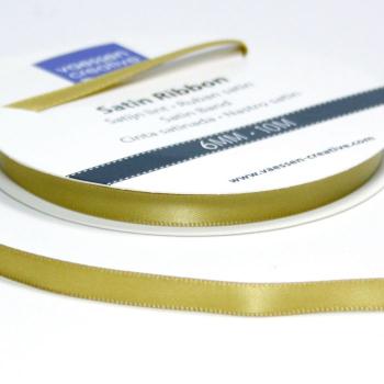 Vaessen Creative - Satinband 6mm 10 Meter Gold