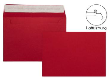 Briefumschlag DIN C6 120g/m² oF Haftklebung in weihnachtsrot