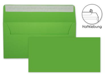 Briefumschlag DIN-Lang 120g/m² oF Haftklebung in grasgrün