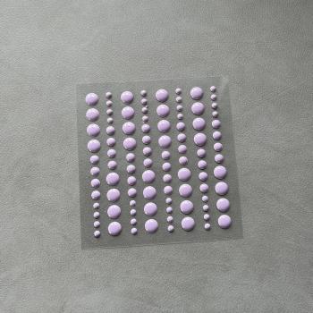 Simple and Basic Adhesive Enamel Dots" Light Purple " - Klebepunkte