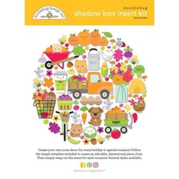 Doodlebug Design - Shadow Box Kit - "Farmers Market" - Kit für Schattenbox 