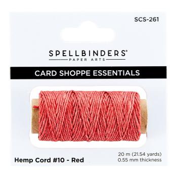 Spellbinders "Red Hemp Cord" - Kordel - Band 