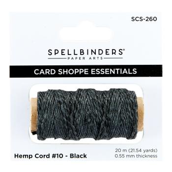Spellbinders "Black Hemp Cord" - Kordel - Band 