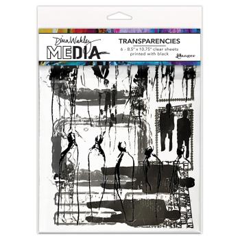 Ranger - Media Transparentpapier 8,5x10,75 Inch "Frames & Figures Set 2" 6 Bogen