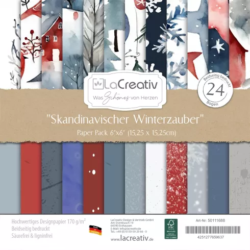 Designpapier-Zauberwald-15x15cm