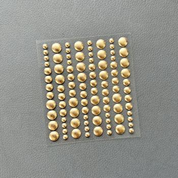 Simple and Basic - Adhesive Enamel Dots "Metallic Gold"