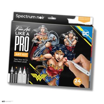 Spectrum Noir - Alkohoholmarker "Wonder Woman" Fan-Art Like a Pro Art Kit 