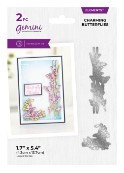 Gemini - Schneide- und Prägeschablone "Charming Butterflies" Cut & Emboss Folder