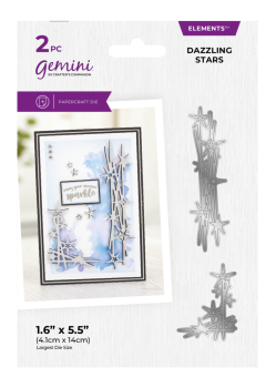 Gemini - Schneide- und Prägeschablone "Dazzling Stars" Cut & Emboss Folder
