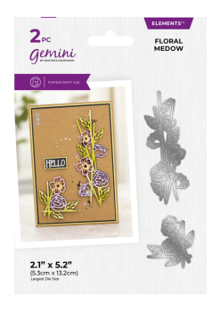 Gemini - Schneide- und Prägeschablone "Floral Meadow" Cut & Emboss Folder