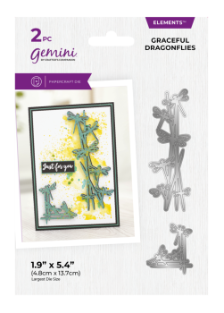 Gemini - Schneide- und Prägeschablone "Graceful Dragonflies" Cut & Emboss Folder