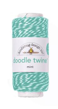 Doodlebug Design - Garn "Mint - Weiss" Doodle Twine 20m