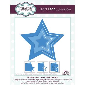 Creative Expressions - Stanzschablone "In and Out Collection Stars" Craft Dies Design by Jamie Rodgers