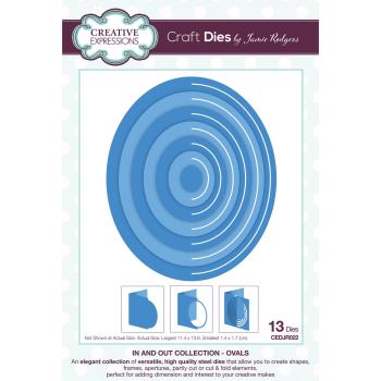 Creative Expressions - Stanzschablone " In and Out Collection Ovals" Craft Dies Design by Jamie Rodgers