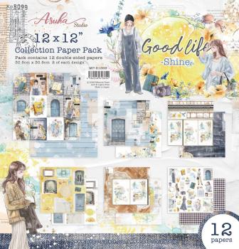 Memory Place - Designpapier "Good Life Shine" Paper Pack 12x12 Inch - 12 Bogen