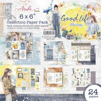 Memory Place - Designpapier "Good Life Shine" Paper Pack 6x6 Inch - 24 Bogen