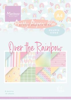 Marianne Design - Designpapier "Over The Rainbow" Paper Pad A4 - 16 Bogen 