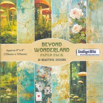 IndigoBlu - Designpapier "Beyond Wonderland" Paper Pack 8x8 Inch - 24 Bogen