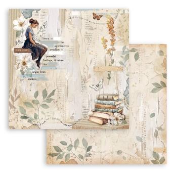 Stamperia - Designpapier "Lady" Paper Sheets 12x12 Inch - 10 Bogen