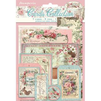 Stamperia - Stanzteile "Pink Christmas" Cards Collection