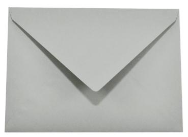 Briefumschlag DIN A7 120g/m² oF Nassklebung in seidengrau
