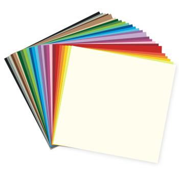 Farbkartonset "25 Farben Basic" 25x Cardstock in 25 Farben Format 12x12 - farbig sortiert