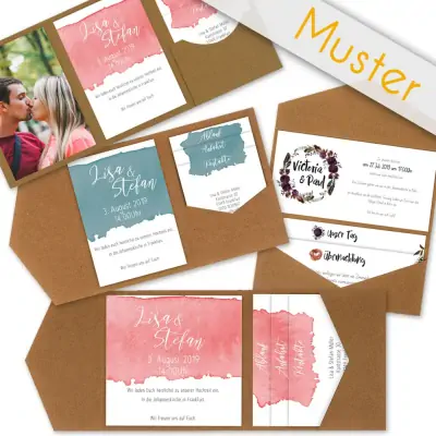 Muster Pocketfold Karten