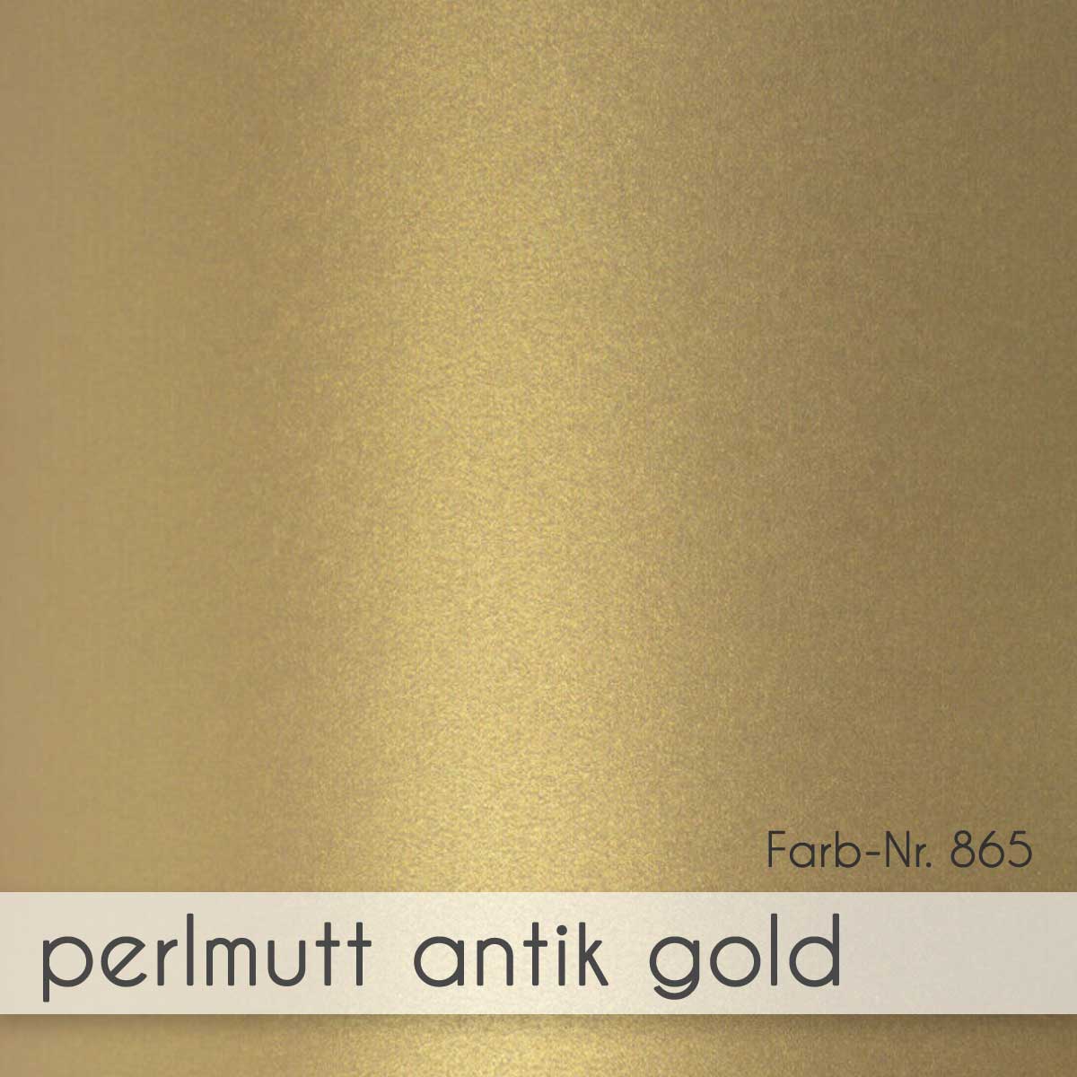 Perlmutt antik gold