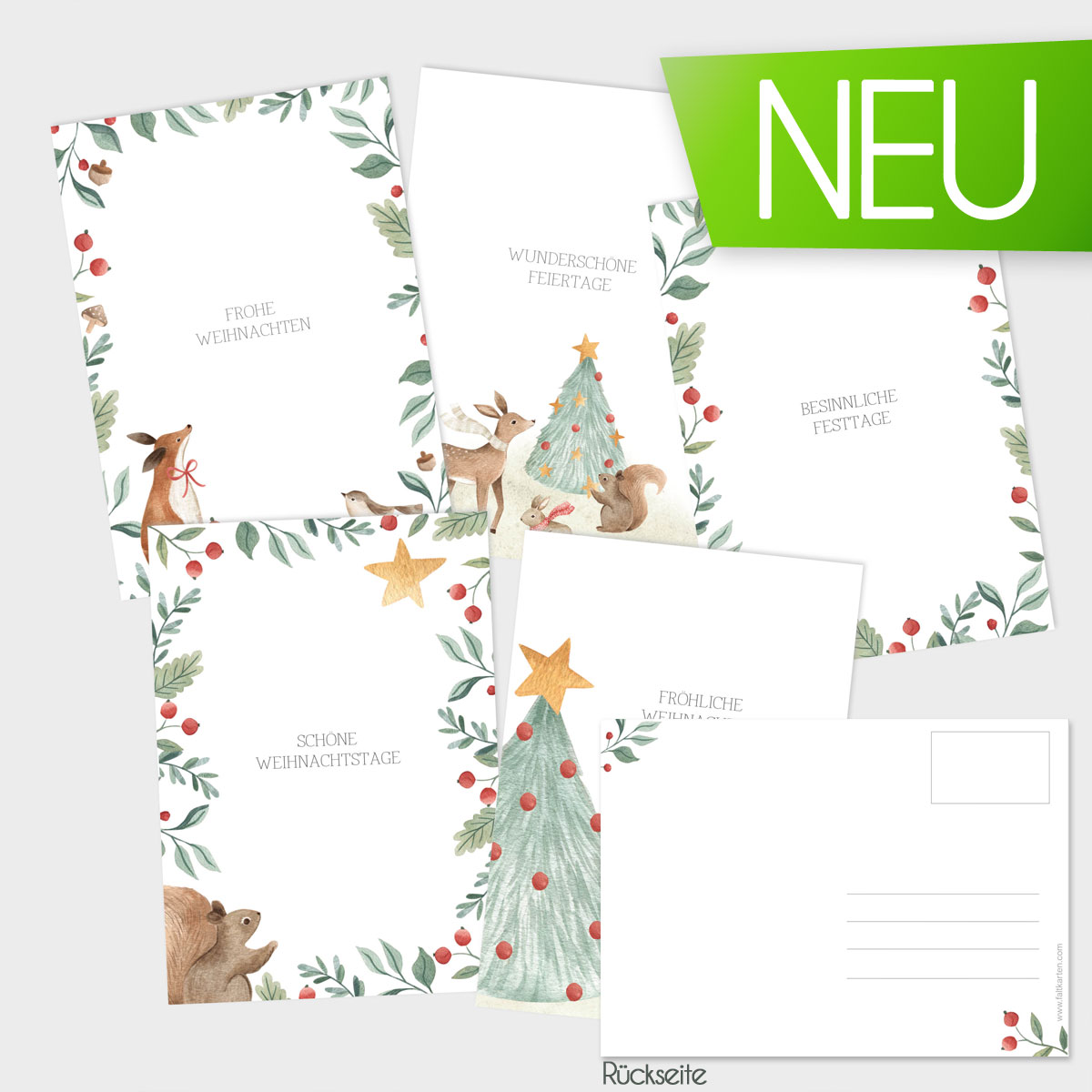 Weihnachten Grusskarten
