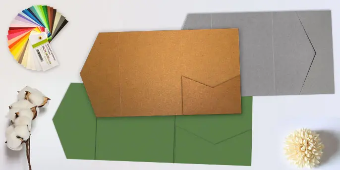Pocketfold Karte blanko