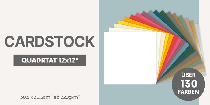 Cardstock 12x12 (30,5 x 30,5cm)