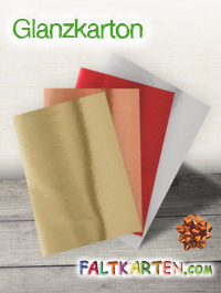 Glanzkarton, Glitzerpapier & Folie