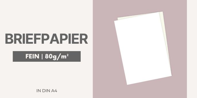 Briefpapier 80g