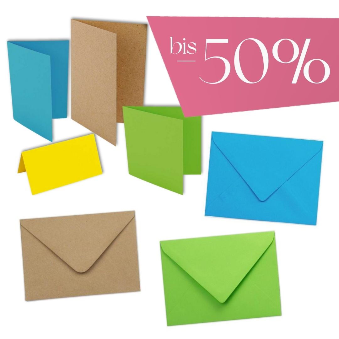 Faltkarten | Doppelkarten Sale Angebot
