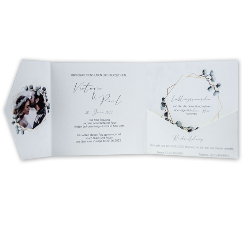 Pocketfold Karten Druck Konfigurator