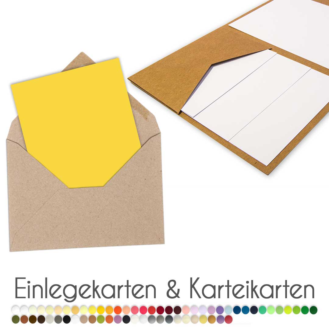 Einlege- & Karteikarten