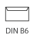 Briefumschlag DIN B6 - Haft