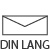 Briefumschlag DIN-Lang