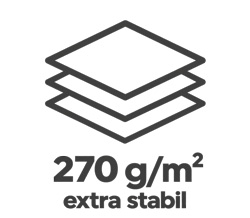 270 g/m² extra stabil