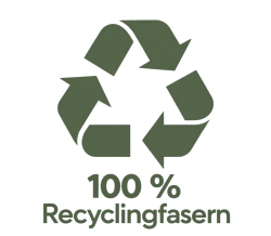 100 % Recyclingfasern