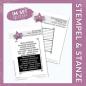 Preview: Kulricke Stempelset "Oster Label" +  Stanzschablone "Text Label"