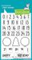 Preview: Lawn Fawn Stempelset "Celebration Countdown" Clear Stamp