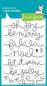 Preview: Lawn Fawn Stempelset "Winter Big Scripty Words" Clear Stamp