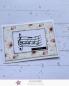 Preview: Kulricke Stempelset "Notensammlung "  A7 Clear Stamp
