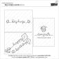 Preview: Lawn Fawn Stempelset "Big Scripty Words" Clear Stamp