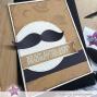 Preview: Bundel Männerkarte, Papier, Stanze und Stempel