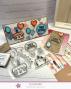 Preview: Kulricke Stempelset "Kleine Geburtstagsparty" 10x10cm Clear Stamp 